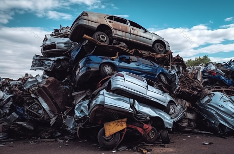 汽车报废场的碎车摄影图,高清,摄影图,摄影图片,图片大全,摄影图免费下载